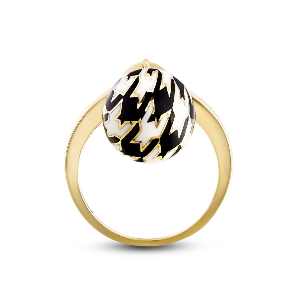 Pied De Poule Ring