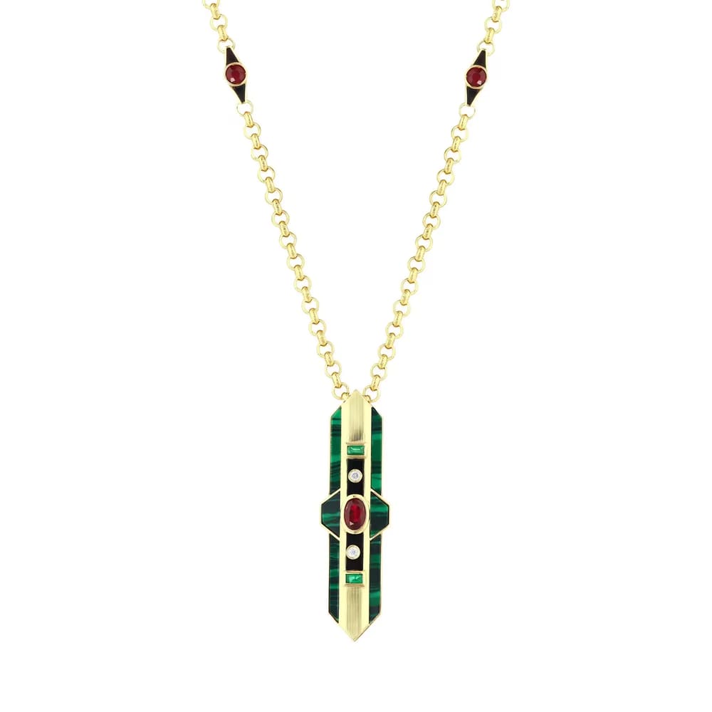 Art Deco Halskette