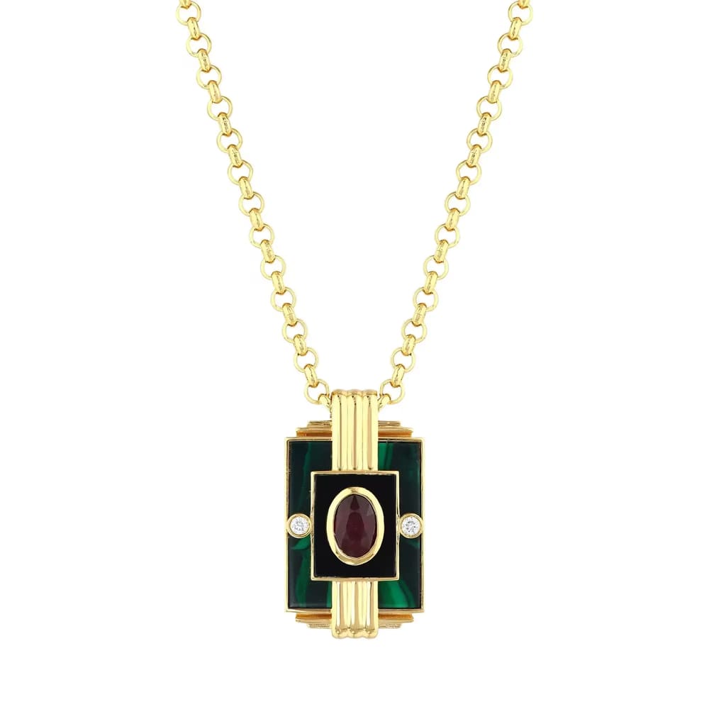 Art Deco Halskette