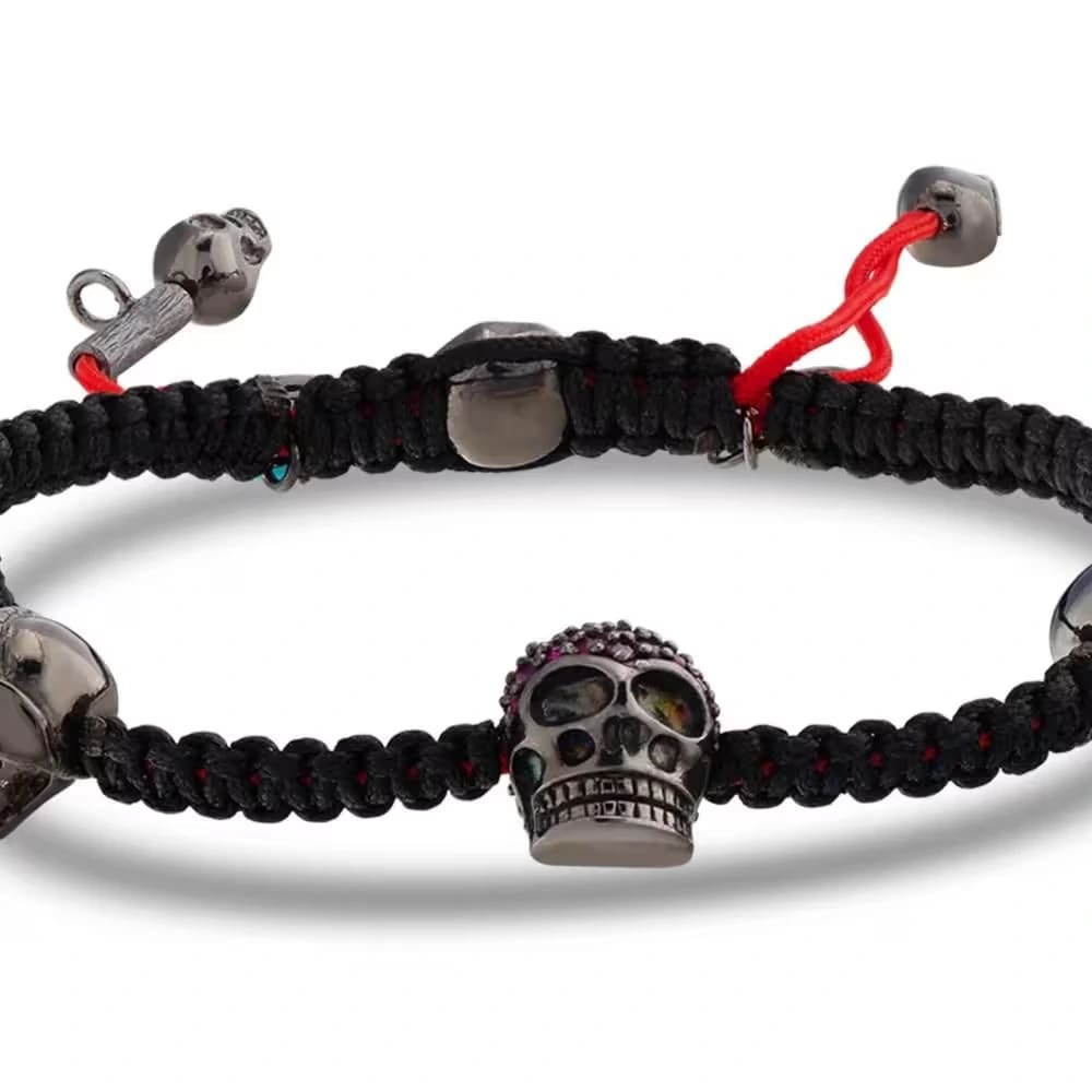 Shamballa Maiko Renkli Safir Taşlı Bileklik