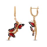 СЕРЬГИ MONARCH BUTTERFLY 2
