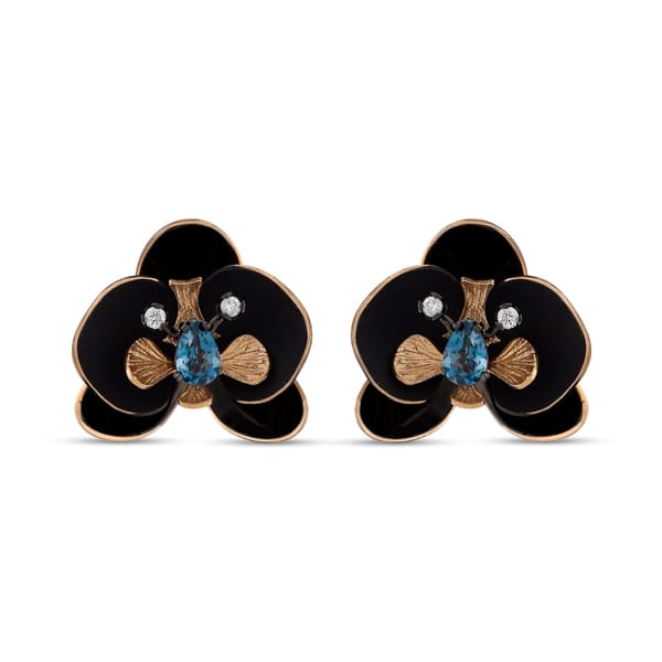 СЕРЬГИ BLACK ORCHID