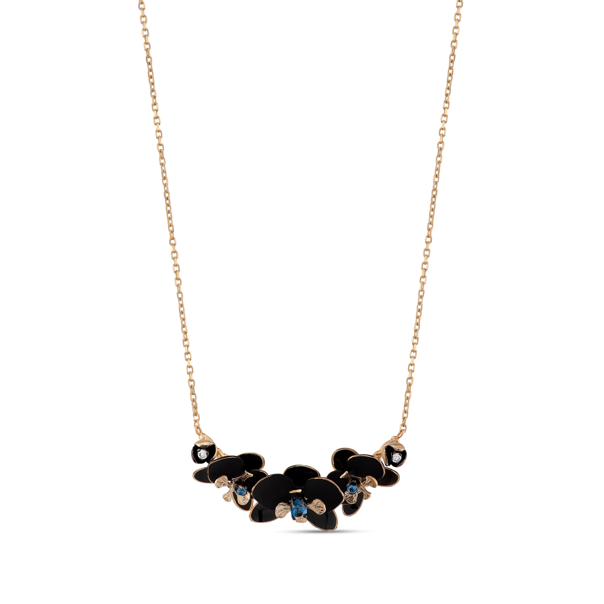 BLACK ORCHID NECKLACE