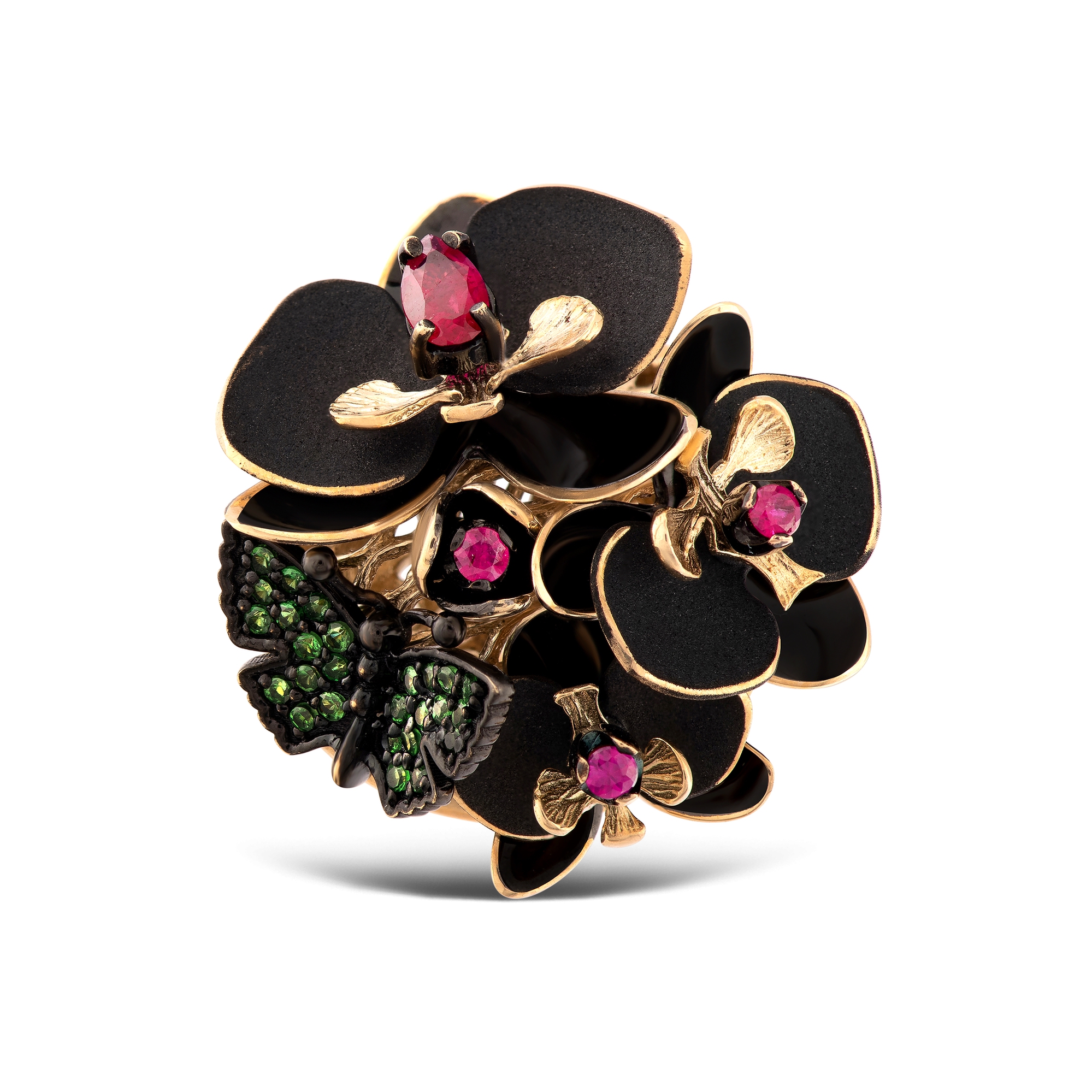 BLACK ORCHID RINGS