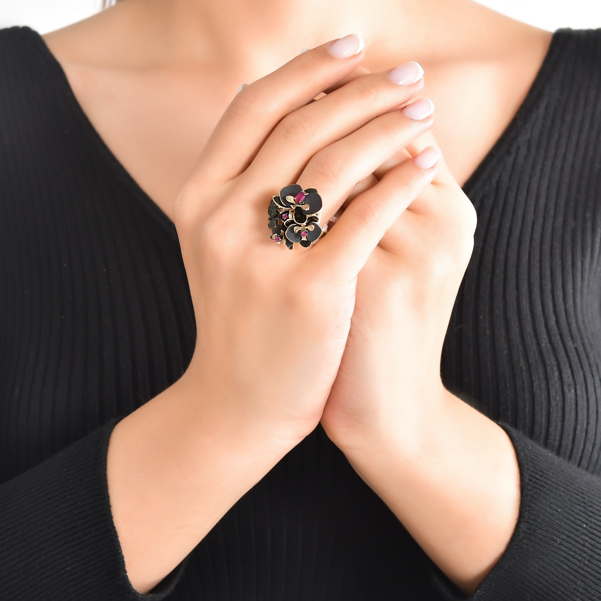 BLACK ORCHID RINGS