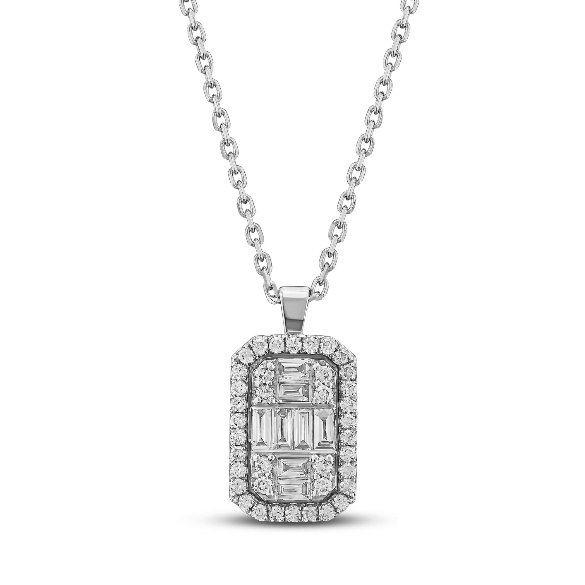 BAGUETTE NECKLACE OKL03257 7