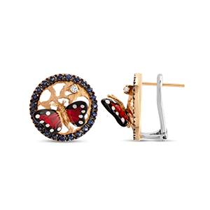 MONARCH BUTTERFLY EARRING