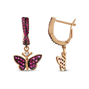 MONARCH BUTTERFLY EARRING