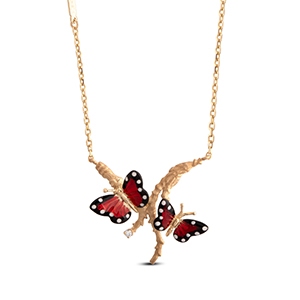 MONARCH BUTTERFLY NECKLACE