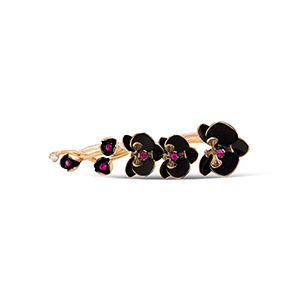 BLACK ORCHID RINGS