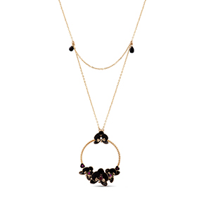 BLACK ORCHID NECKLACE