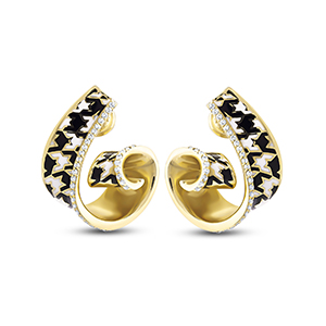 PIED DE POULE EARRING