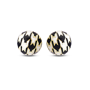 PIED DE POULE EARRING