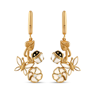WHITE DREAMS EARRING