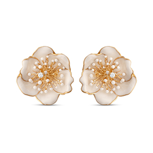 WHITE DREAMS EARRING